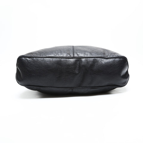 BALENCIAGA Classic 2way Leather Shoulder Bag black WS23322