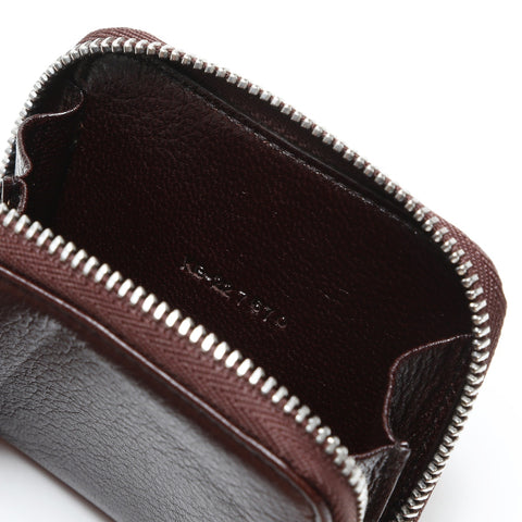 Salvatore Ferragamo Vara Ribbon Leather Coin case Brown WS23327