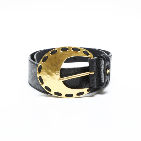 Salvatore Ferragamo leather belt black WS23328