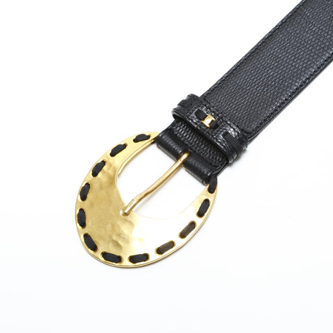 Salvatore Ferragamo leather belt black WS23328