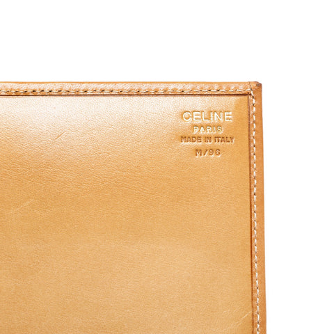 CELINE Macadam PVC Purse Brown WS23330