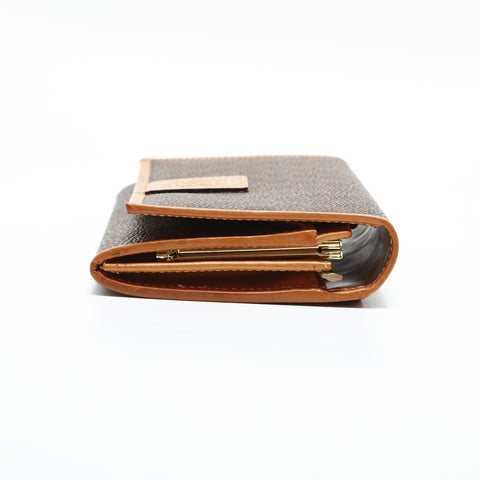 CELINE Macadam PVC Purse Brown WS23330