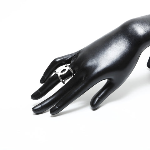 CHANEL B18V 2018 COCO Mark #12 Ring Silver WS23331