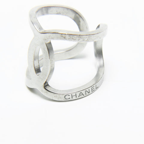 CHANEL B18V 2018 COCO Mark #12 Ring Silver WS23331