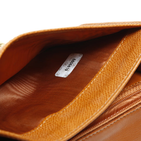 CHANEL No. 5 1997-1999 Leather Pouch Bifold Wallet Brown WS23332