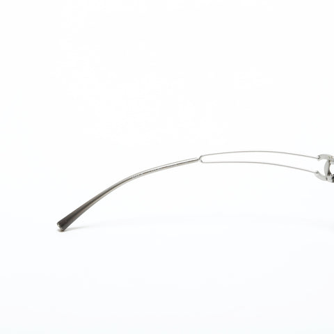 CHANEL Rimless Gradient Lense COCO Mark sunglasses Silver WS23334