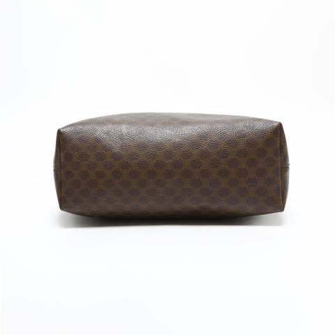 CELINE Macadam PVC Shoulder Bag Brown WS23336