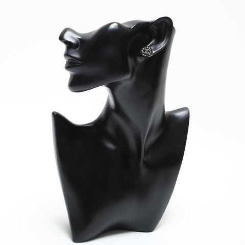 CHANEL B19C 2019 COCO Mark Rhinestone Pierce black WS23340