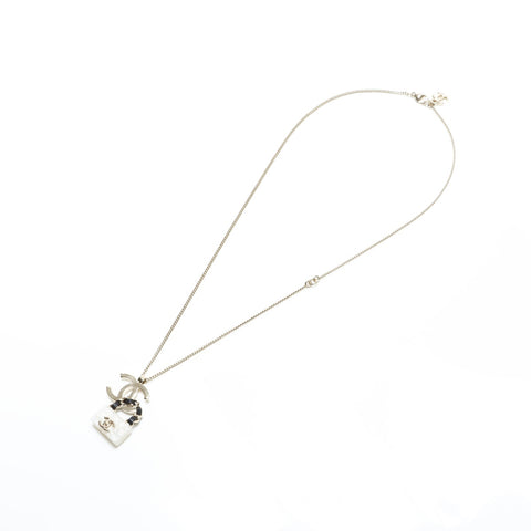 CHANEL B23C 2023 Matelasse COCO Mark Necklace gold WS23341