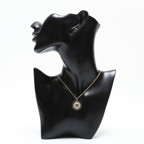 CHANEL C24B 2024 COCO Mark Camellia Necklace gold WS23344