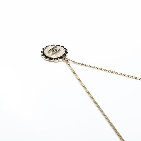 CHANEL C24B 2024 COCO Mark Camellia Necklace gold WS23344