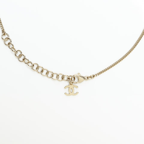 CHANEL C24B 2024 COCO Mark Camellia Necklace gold WS23344