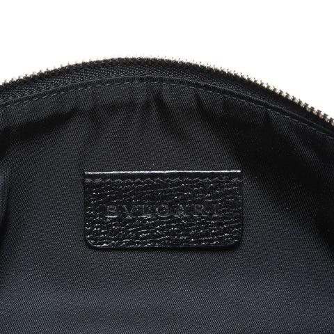 BVLGARI Logomania Canvas Pouch black WS23353