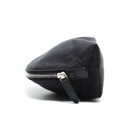 BVLGARI Logomania Canvas Pouch black WS23353