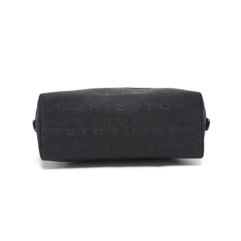 BVLGARI Logomania Canvas Pouch black WS23353