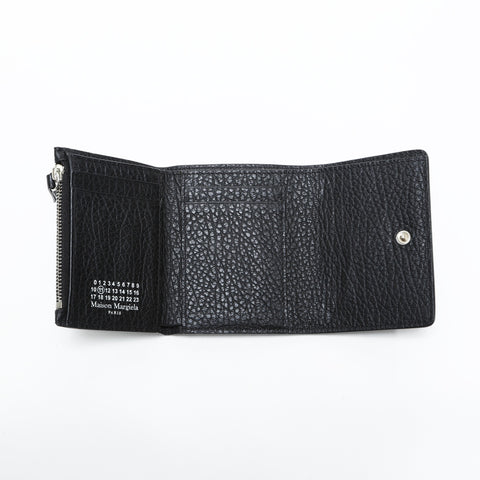 Maison Margiela Leather 4-Stitch Compact Wallet Tri-fold wallet black WS23354