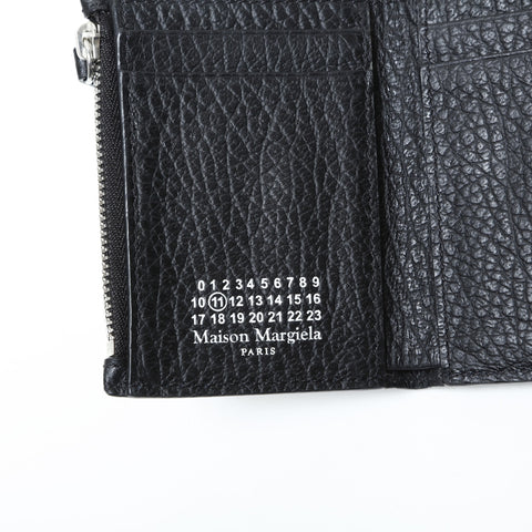 Maison Margiela Leather 4-Stitch Compact Wallet Tri-fold wallet black WS23354