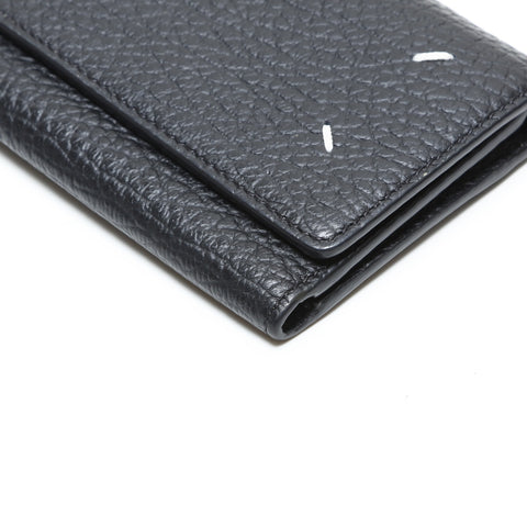 Maison Margiela Leather 4-Stitch Compact Wallet Tri-fold wallet black WS23354