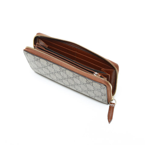 GUCCI GG Supreme Roundship Purse beige WS23357