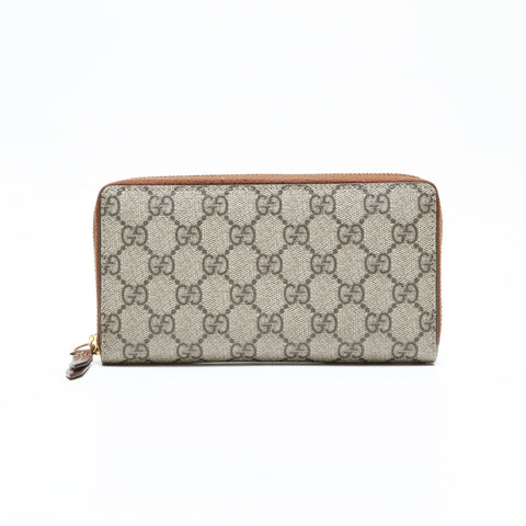 GUCCI GG Supreme Roundship Purse beige WS23357