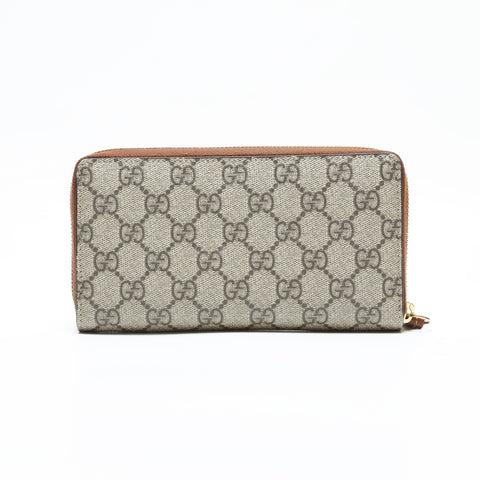 GUCCI GG Supreme Roundship Purse beige WS23357