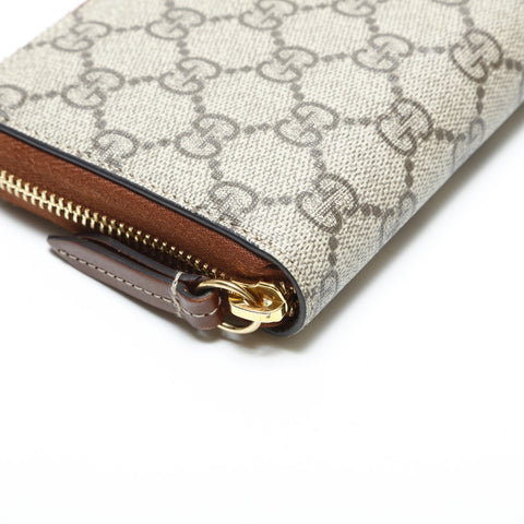 GUCCI GG Supreme Roundship Purse beige WS23357