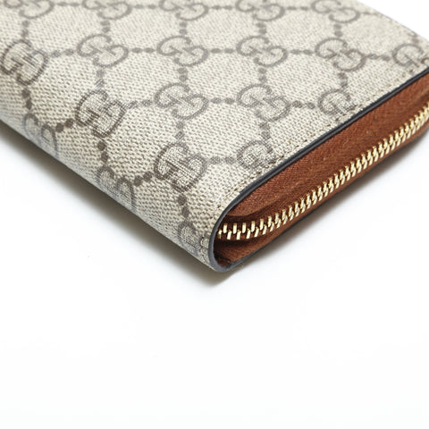 GUCCI GG Supreme Roundship Purse beige WS23357