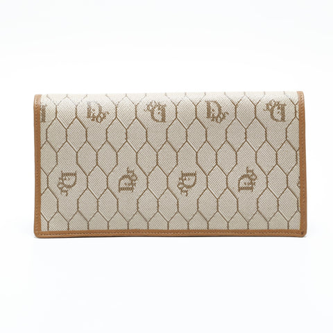 Christian Dior Honeycomb PVC Purse beige WS23358