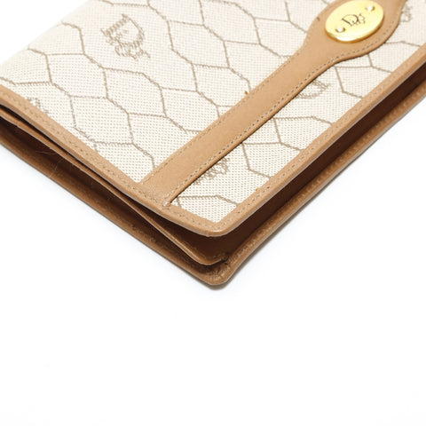 Christian Dior Honeycomb PVC Purse beige WS23358