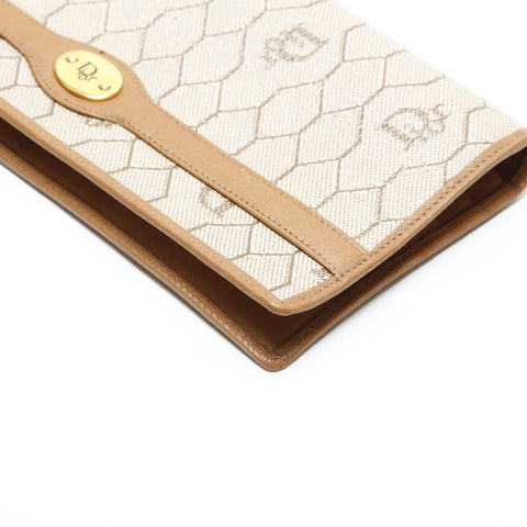 Christian Dior Honeycomb PVC Purse beige WS23358