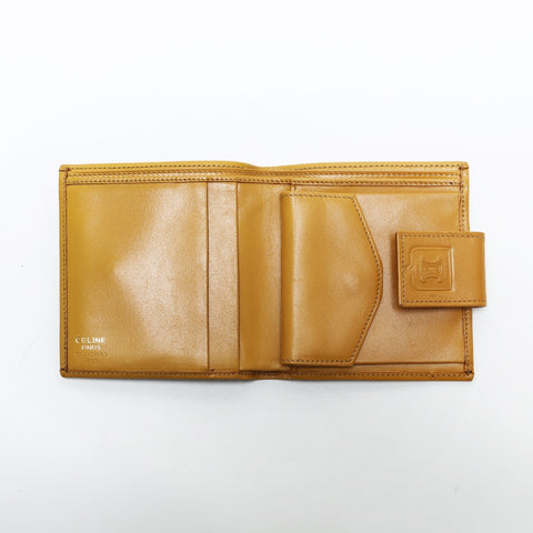 Christian Dior Macadam PVC Compact Wallet Bifold Wallet Braun WS23359