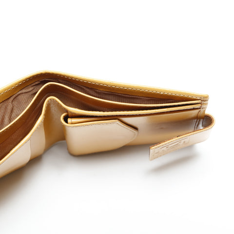 Christian Dior Macadam PVC Compact Wallet Bifold Wallet Brown WS23359