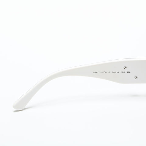 CHANEL Camelia sunglasses white WS23363