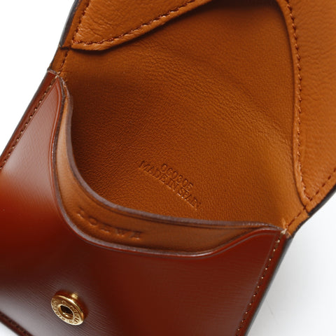 LOEWE Anagram leather Coin case Brown WS23364