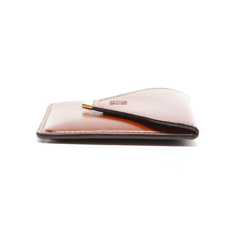 LOEWE Anagram leather Coin case Brown WS23364