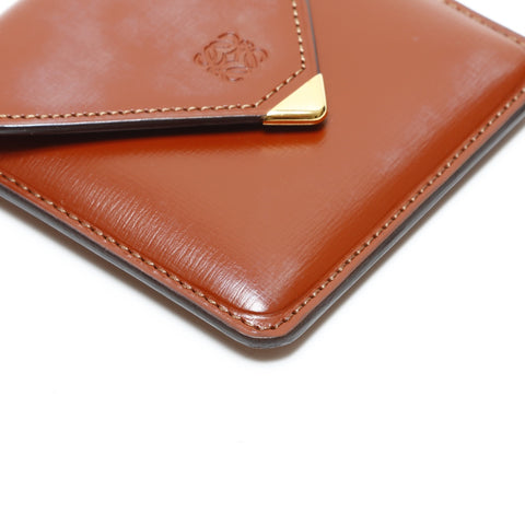 LOEWE Anagram leather Coin case Brown WS23364