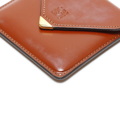 LOEWE Anagram leather Coin case Brown WS23364