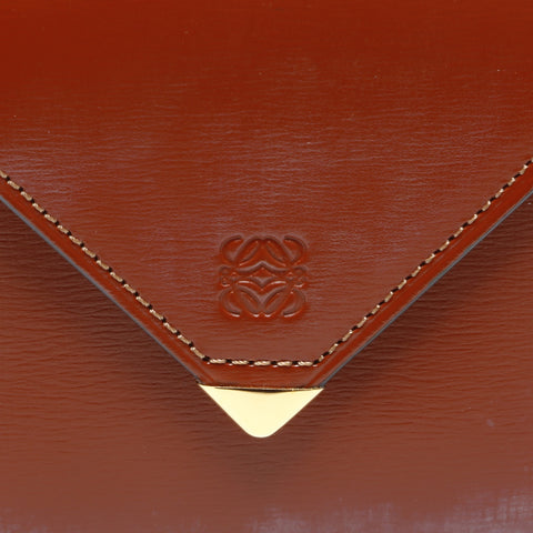 LOEWE Anagram leather Coin case Brown WS23364