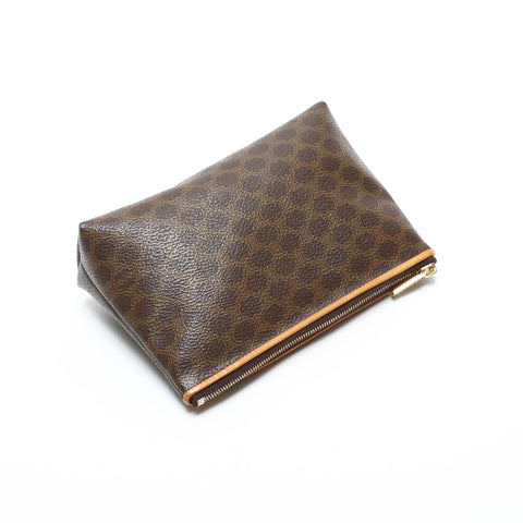 CELINE Macadam PVC Pouch Brown WS23365