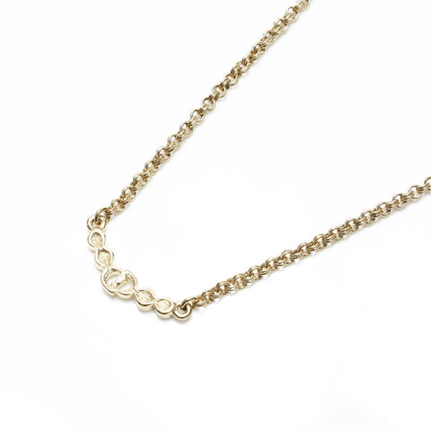 Christian Dior CD logo Necklace gold WS23366