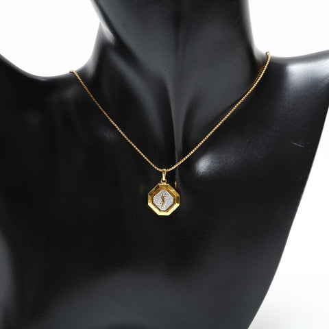 YVES SAINT LAURENT logo Necklace gold WS23367