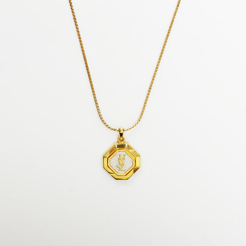 YVES SAINT LAURENT logo Necklace gold WS23367