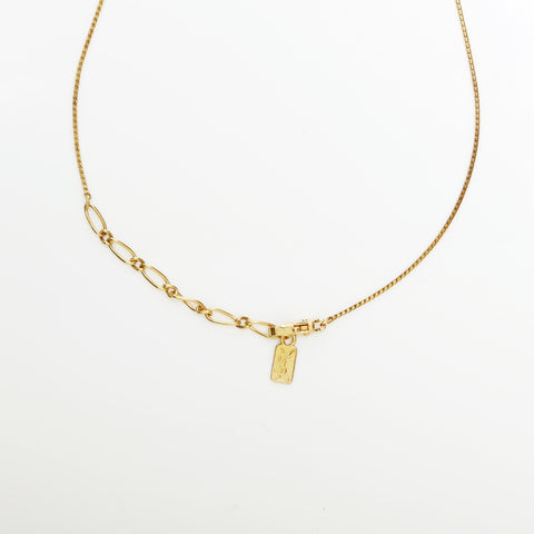 YVES SAINT LAURENT logo Necklace gold WS23367