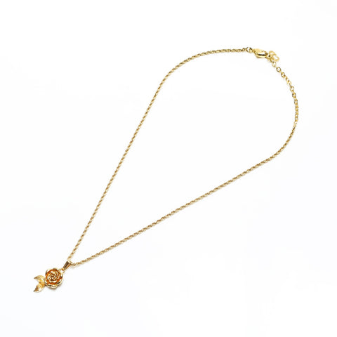 Christian Dior Rose Necklace gold WS23368