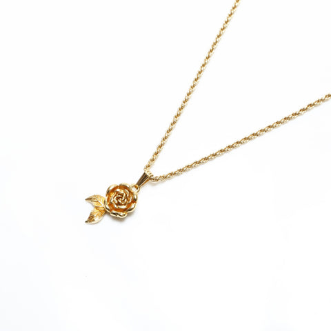 Christian Dior Rose Necklace gold WS23368