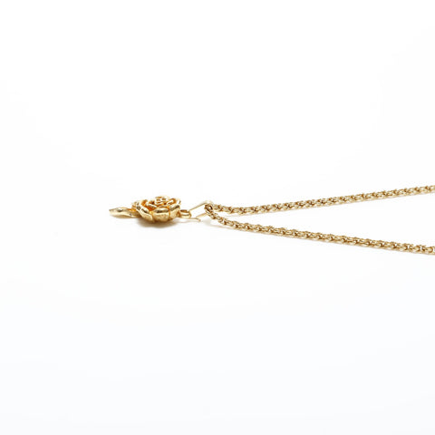 Christian Dior Rose Necklace gold WS23368