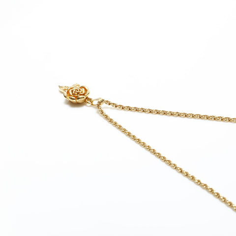 Christian Dior Rose Necklace gold WS23368