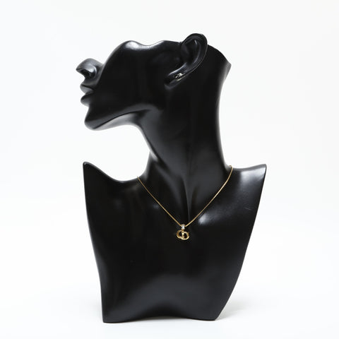 Christian Dior CD logo Necklace gold WS23369