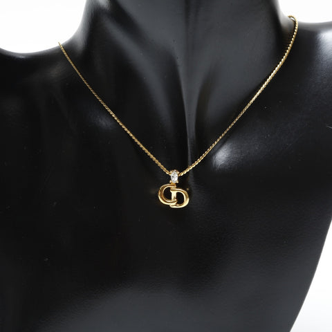 Christian Dior CD logo Necklace gold WS23369