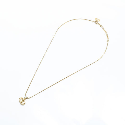 Christian Dior CD logo Necklace gold WS23369